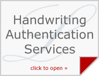 Handwriting Authentication Services