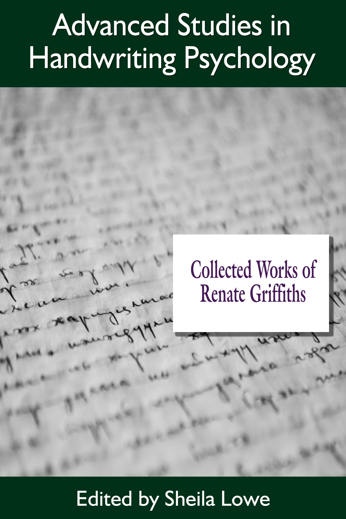 Advanced Studies in Handwriting Psychology by Renate Griffiths book cover